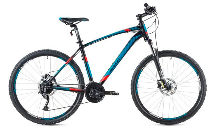 Фотографія Велосипед Spelli SX-5700 27,5" (2019) Чорно-синій 